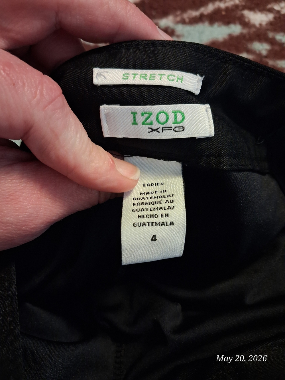 Izod Black Stretch Women's Skort
